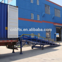 6 ton hydraulic mobile container yard ramps for warehouse